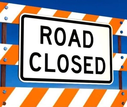 Road Closed Sign