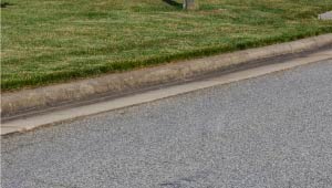 Picture of a street curb
