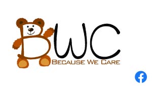 Because We Care Logo and Facebook
